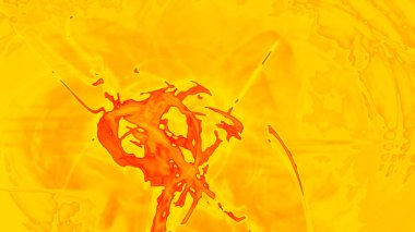 Fantezi kaotik renkli fraktal desen. Soyut Fraktal şekiller. 3D render resimde arka plan veya duvar kağıdı