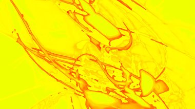 Fantezi kaotik renkli fraktal desen. Soyut Fraktal şekiller. 3D render resimde arka plan veya duvar kağıdı