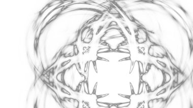 Fantezi kaotik renkli fraktal desen. Soyut Fraktal şekiller. 3D render resimde arka plan veya duvar kağıdı