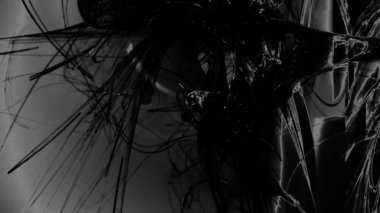 Fantezi kaotik renkli fraktal desen. Soyut Fraktal şekiller. 3D render resimde arka plan veya duvar kağıdı