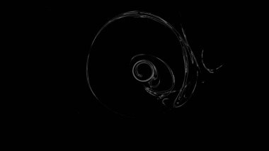 Fantezi kaotik renkli fraktal desen. Soyut Fraktal şekiller. 3D render resimde arka plan veya duvar kağıdı