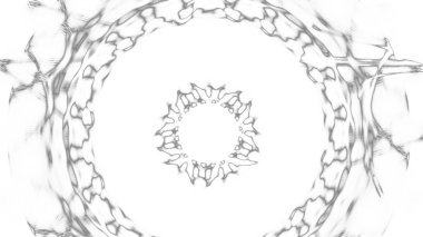 Fantezi kaotik renkli fraktal desen. Soyut Fraktal şekiller. 3D render resimde arka plan veya duvar kağıdı