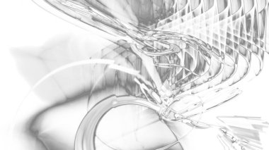 Fantezi kaotik renkli fraktal desen. Soyut Fraktal şekiller. 3D render resimde arka plan veya duvar kağıdı