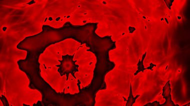 Fantezi kaotik renkli fraktal desen. Soyut Fraktal şekiller. 3D render resimde arka plan veya duvar kağıdı