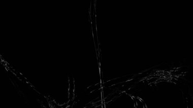 Fantezi kaotik renkli fraktal desen. Soyut Fraktal şekiller. 3D render resimde arka plan veya duvar kağıdı