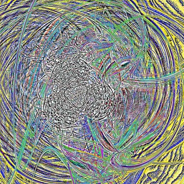 Fantezi kaotik renkli fraktal desen. Soyut Fraktal şekiller. 3D render resimde arka plan veya duvar kağıdı