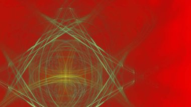 Fantezi kaotik renkli fraktal desen. Soyut Fraktal şekiller. 3D render resimde arka plan veya duvar kağıdı