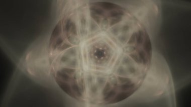 Fantezi kaotik renkli fraktal desen. Soyut Fraktal şekiller. 3D render resimde arka plan veya duvar kağıdı