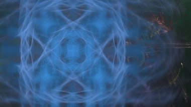 Fantezi kaotik renkli fraktal desen. Soyut Fraktal şekiller. 3D render resimde arka plan veya duvar kağıdı