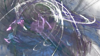 Fantezi kaotik renkli fraktal desen. Soyut Fraktal şekiller. 3D render resimde arka plan veya duvar kağıdı