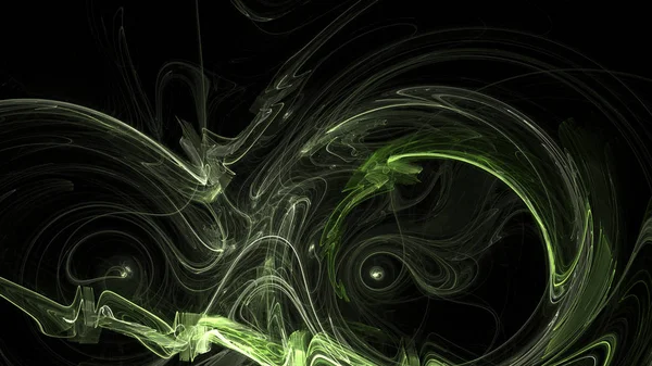 Fantasía caótica patrón fractal colorido. Formas fractales abstractas. Fondo de ilustración de representación 3D o fondo de pantalla — Foto de Stock