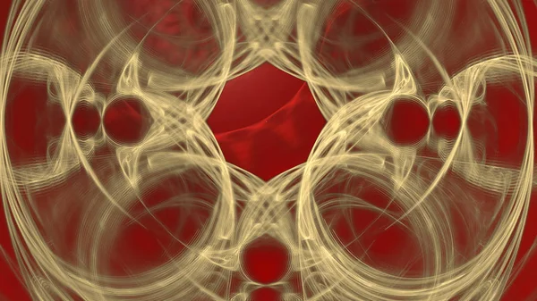 Fantezie haotic model fractal colorat. Forme fractale abstracte. Redare 3D ilustrare fundal sau tapet — Fotografie, imagine de stoc