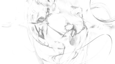 Fantezi kaotik renkli fraktal desen. Soyut Fraktal şekiller. 3D render resimde arka plan veya duvar kağıdı