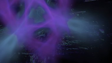 Fantezi kaotik renkli fraktal desen. Soyut Fraktal şekiller. 3D render resimde arka plan veya duvar kağıdı