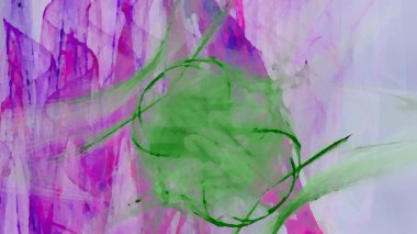 Fantezi kaotik renkli fraktal desen. Soyut Fraktal şekiller. 3D render resimde arka plan veya duvar kağıdı