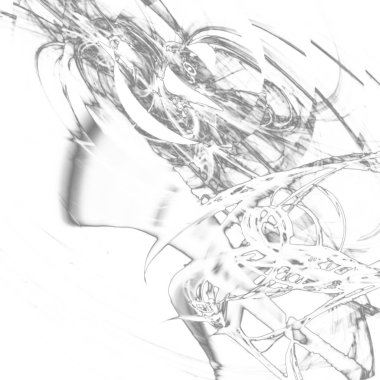 Fantezi kaotik renkli fraktal desen. Soyut Fraktal şekiller. 3D render resimde arka plan veya duvar kağıdı