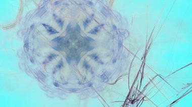 Fantezi kaotik renkli fraktal desen. Soyut Fraktal şekiller. 3D render resimde arka plan veya duvar kağıdı