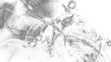 Fantezi kaotik renkli fraktal desen. Soyut Fraktal şekiller. 3D render resimde arka plan veya duvar kağıdı