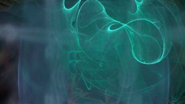 Fantezi kaotik renkli fraktal desen. Soyut Fraktal şekiller. 3D render resimde arka plan veya duvar kağıdı