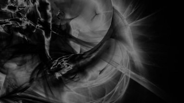 Fantezi kaotik renkli fraktal desen. Soyut Fraktal şekiller. 3D render resimde arka plan veya duvar kağıdı