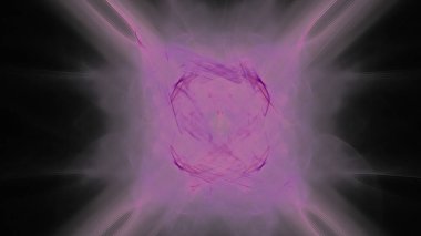 Fantezi kaotik renkli fraktal desen. Soyut Fraktal şekiller. 3D render resimde arka plan veya duvar kağıdı