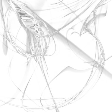 Fantezi kaotik renkli fraktal desen. Soyut Fraktal şekiller. 3D render resimde arka plan veya duvar kağıdı