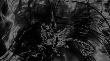 Fantezi kaotik renkli fraktal desen. Soyut Fraktal şekiller. 3D render resimde arka plan veya duvar kağıdı