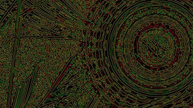 Fantezi kaotik renkli fraktal desen. Soyut Fraktal şekiller. 3D render resimde arka plan veya duvar kağıdı