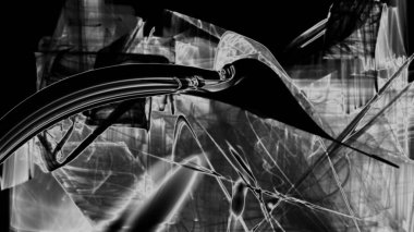 Fantezi kaotik renkli fraktal desen. Soyut Fraktal şekiller. 3D render resimde arka plan veya duvar kağıdı