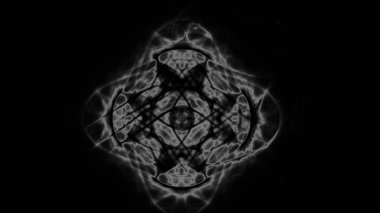 Fantezi kaotik renkli fraktal desen. Soyut Fraktal şekiller. 3D render resimde arka plan veya duvar kağıdı