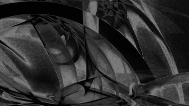 Fantezi kaotik renkli fraktal desen. Soyut Fraktal şekiller. 3D render resimde arka plan veya duvar kağıdı