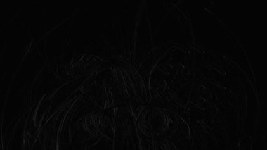 Fantezi kaotik renkli fraktal desen. Soyut Fraktal şekiller. 3D render resimde arka plan veya duvar kağıdı