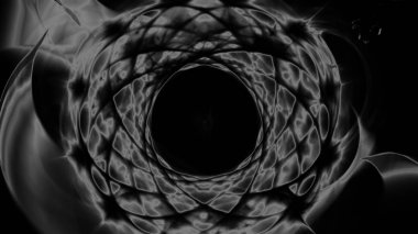 Fantezi kaotik renkli fraktal desen. Soyut Fraktal şekiller. 3D render resimde arka plan veya duvar kağıdı