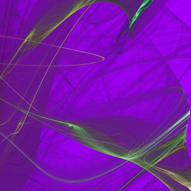 Fantezi kaotik renkli fraktal desen. Soyut Fraktal şekiller. 3D render resimde arka plan veya duvar kağıdı