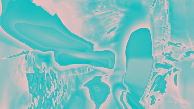 Fantezi kaotik renkli fraktal desen. Soyut Fraktal şekiller. 3D render resimde arka plan veya duvar kağıdı