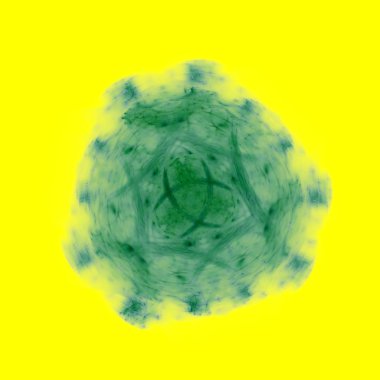 Fantezi kaotik renkli fraktal desen. Soyut Fraktal şekiller. 3D render resimde arka plan veya duvar kağıdı