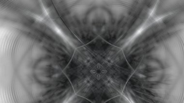 Fantezi kaotik renkli fraktal desen. Soyut Fraktal şekiller. 3D render resimde arka plan veya duvar kağıdı