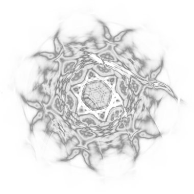 Fantezi kaotik renkli fraktal desen. Soyut Fraktal şekiller. 3D render resimde arka plan veya duvar kağıdı