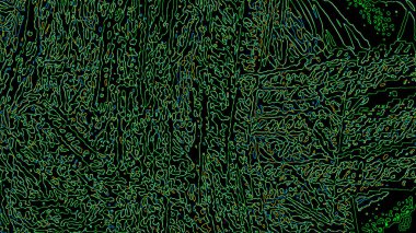 Fantezi kaotik renkli fraktal desen. Soyut Fraktal şekiller. 3D render resimde arka plan veya duvar kağıdı