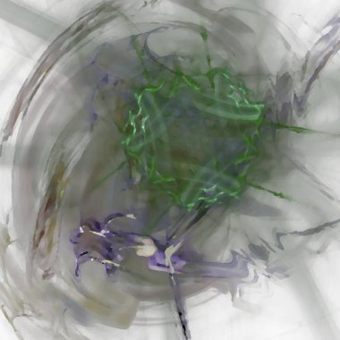 Fantezi kaotik renkli fraktal desen. Soyut Fraktal şekiller. 3D render resimde arka plan veya duvar kağıdı