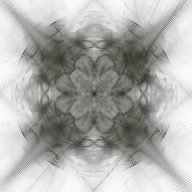 Fantezi kaotik renkli fraktal desen. Soyut Fraktal şekiller. 3D render resimde arka plan veya duvar kağıdı