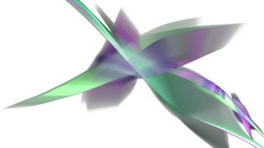 Fantezi kaotik renkli fraktal desen. Soyut Fraktal şekiller. 3D render resimde arka plan veya duvar kağıdı