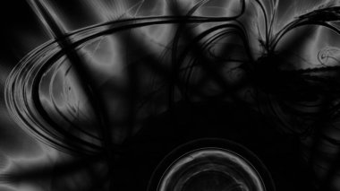 Fantezi kaotik renkli fraktal desen. Soyut Fraktal şekiller. 3D render resimde arka plan veya duvar kağıdı