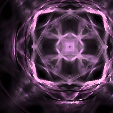 Fantezi kaotik renkli fraktal desen. Soyut Fraktal şekiller. 3D render resimde arka plan veya duvar kağıdı