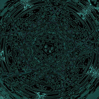 Fantezi kaotik renkli fraktal desen. Soyut Fraktal şekiller. 3D render resimde arka plan veya duvar kağıdı