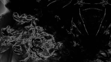 Fantezi kaotik renkli fraktal desen. Soyut Fraktal şekiller. 3D render resimde arka plan veya duvar kağıdı