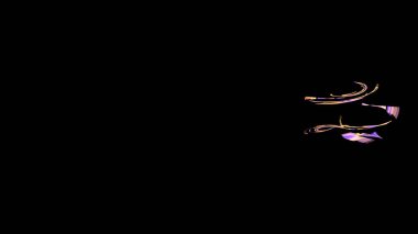 Fantezi kaotik renkli fraktal desen. Soyut Fraktal şekiller. 3D render resimde arka plan veya duvar kağıdı