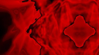 Fantezi kaotik renkli fraktal desen. Soyut Fraktal şekiller. 3D render resimde arka plan veya duvar kağıdı