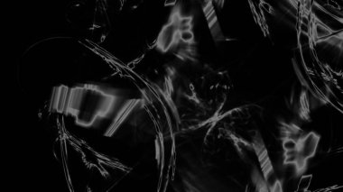 Fantezi kaotik renkli fraktal desen. Soyut Fraktal şekiller. 3D render resimde arka plan veya duvar kağıdı