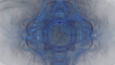 Fantezi kaotik renkli fraktal desen. Soyut Fraktal şekiller. 3D render resimde arka plan veya duvar kağıdı